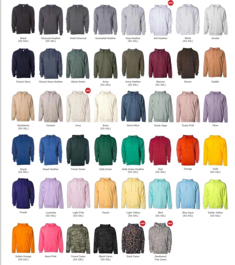 Retail quality Mid weight 8+oz Hoodie - Image 2