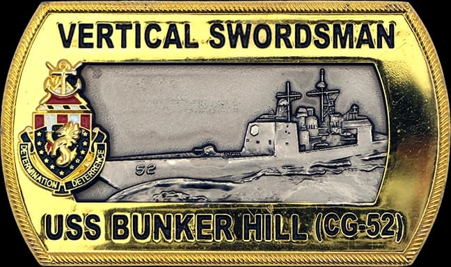 Gold Die Struck military challenge coin - Image 2