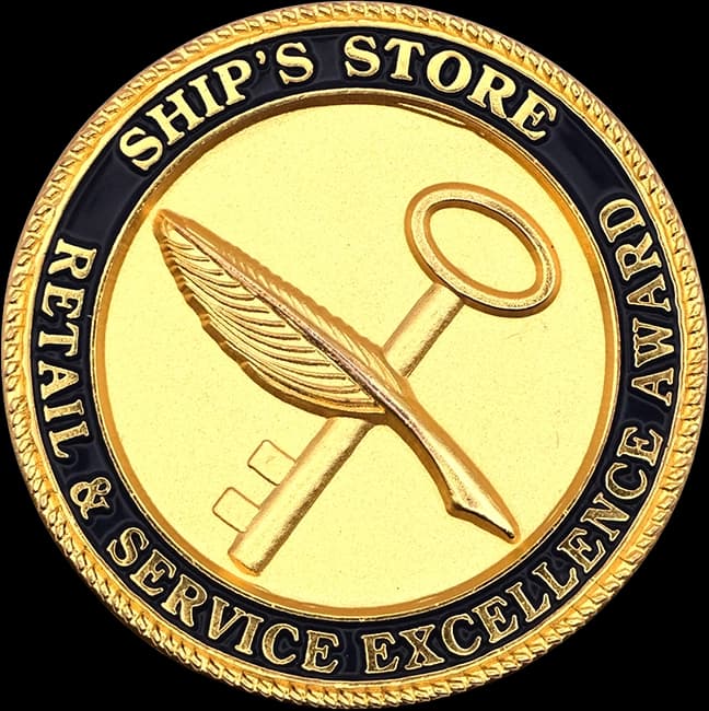 Gold Die Struck military challenge coin - Image 3