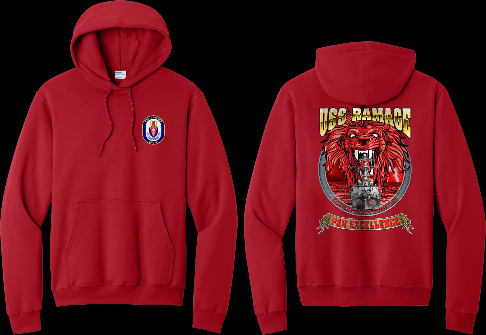 Mid weight 8oz Regular Hoodie